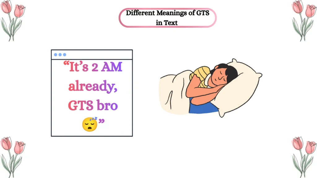 Different Meanings of GTS in Text 💬