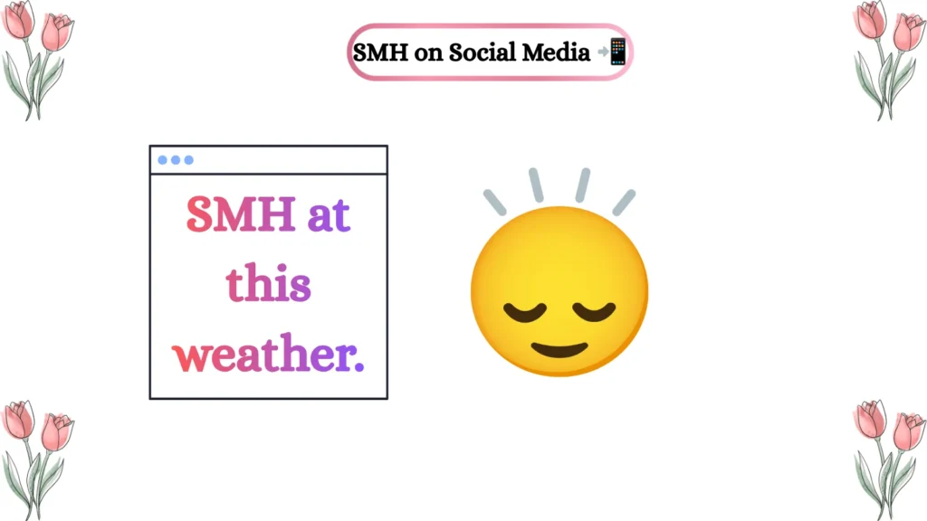 SMH on Social Media ๐ฒ