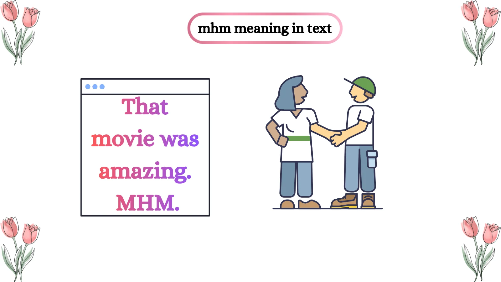 mhm meaning in text